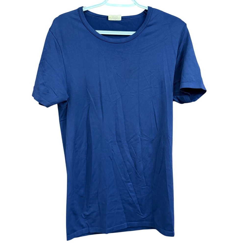 Calvin Klein Men's Blue Crew Neck Short Sleeve Basic‎ T-Shirt Casual Top